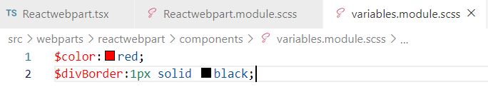 Using SCSS Files In SPFx